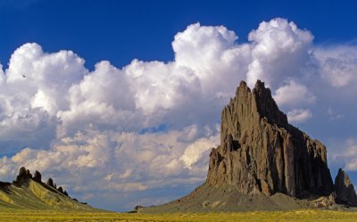 Shiprock, a volcanic neck, Shiprock, NM