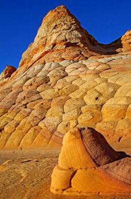 Banded rock, South Coyote Buttes, Paria Canyon-Vermillion Cliffs Wilderness, AZ