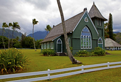 Wai oli Huiia Church, Hanalei, Kauai, HI