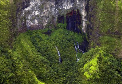 Weeping wall of Mt. Waialeale, Kauai, HI