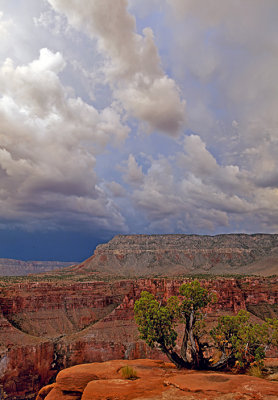 Stormy sky at Toroweap, Grand Canyon National Park, AZ