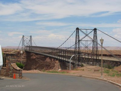 #2276 07-17-2011 Suspension Bridge at Cameron AZ.JPG