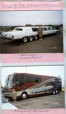 One looonggg limo at the Auctions
