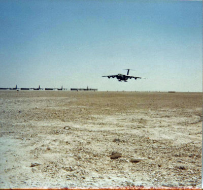 C-5B Landing at King Khalid Military City