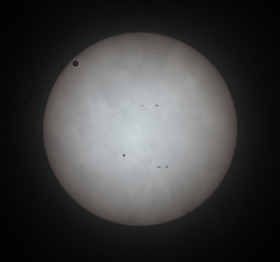 Transit of Venus - Beginning Stage