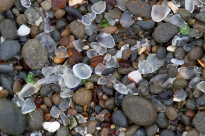 Glass beach detail