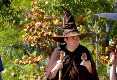 A Rarely Seen Wizard Friar - Caught On His Break