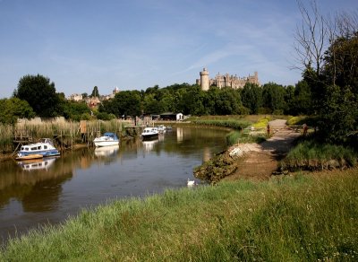 Arundel Castle from the River Arun