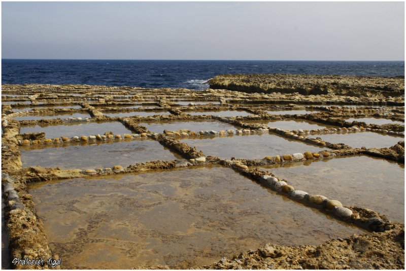 Marsalforn , salt pools ,Malta