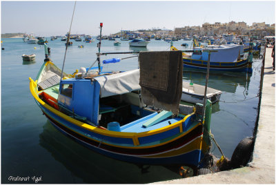 Marsaxlokk, fishing harbour ,Malta