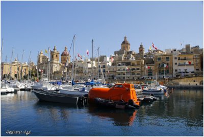 Valletta, grand harbour ,Malta
