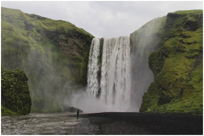 Skogafoss waterfall