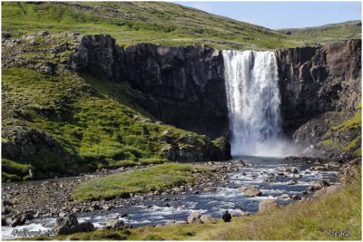One of the waterfalls on the road