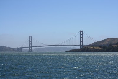 Golden Gate bridge - afternoon from the Sausalito ferry
