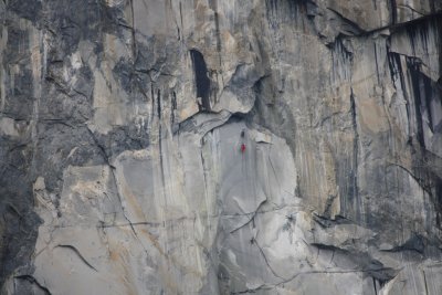 Yosemite rock climbers