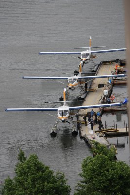 Float planes - taken from our hotel balcony
