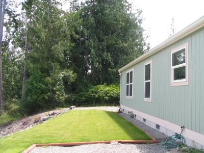 Rear of house