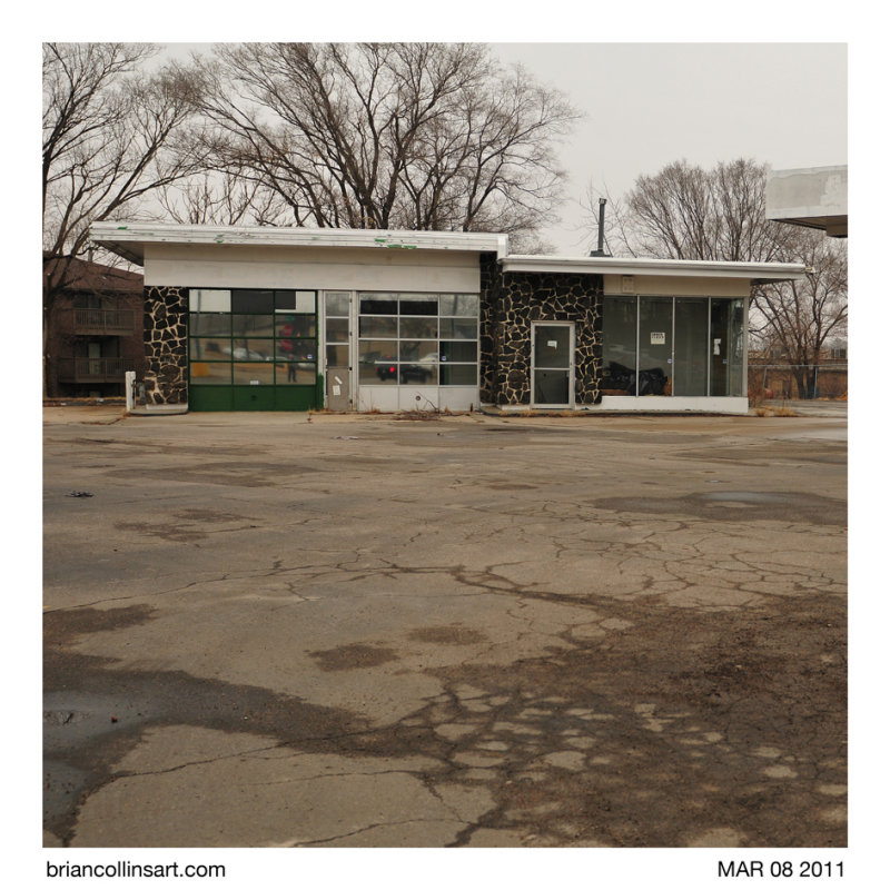 old gas station