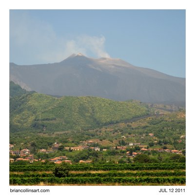 vineyards & Mt. Etna