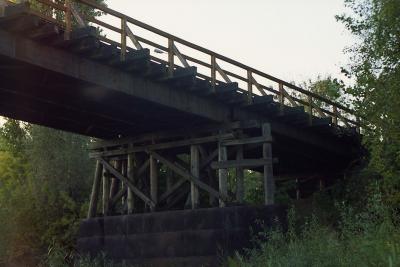 an Old Timber Bridge, the platform