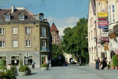 Market Square, the Castle (in a background)