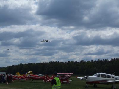 PZL TS-8 Bies Team on the air.jpg