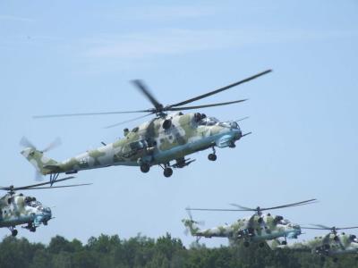 Mi-24's...Death can dance...
