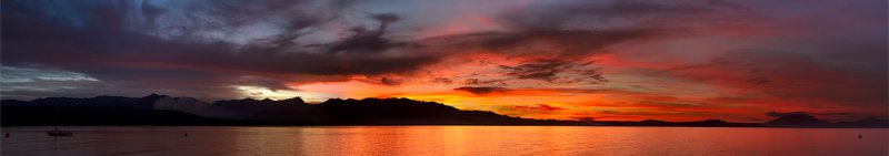 Port douglas sunset pano