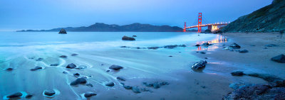 Golden Gate Bridge beach
