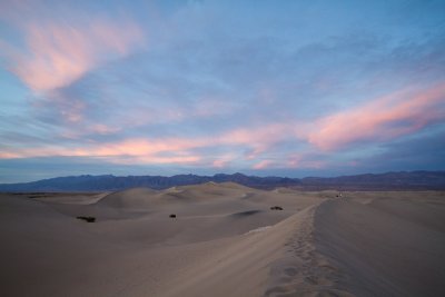 Sand dunes Sunset