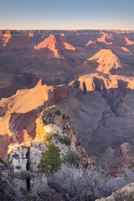 Hopi point sunset