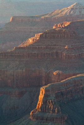 Side-lit canyon