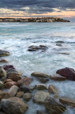 Bondi beach rocks