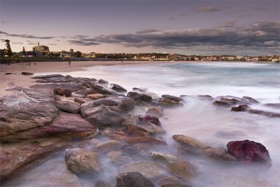 Bondi beach rocks