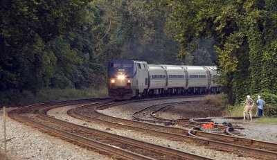 Amtrak w/ Dad & Bob