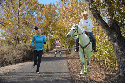 Busy Day on Bike Path _ Warm Fall Day (PS).jpg