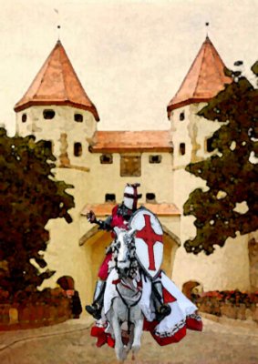 Experiment: Knight at Amberg Ger - Watercolor (PS).jpg