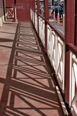 Balustrade Duplicated in Shadow