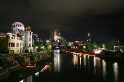 Hiroshima 62nd Anniversary at Night