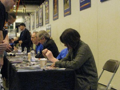 10.07.11 028 Sophie Aldred; Sylvester McCoy & Walter Koenig in rear.jpg