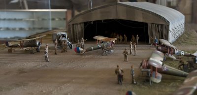 WW I Airfield Scene