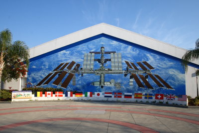 Mural of the ISS