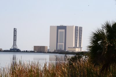 VAB from the Saturn V center