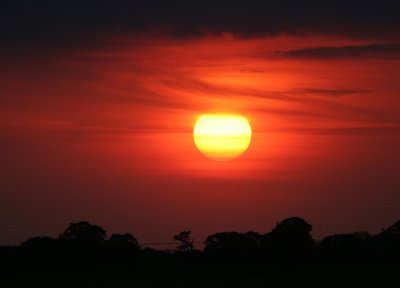 Sunset at Cedar Creek Lake