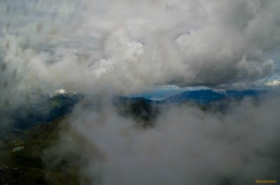 View from inside Eiger