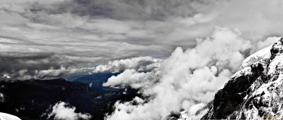 Panaroma of Top of Europe.