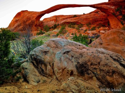 Garden Arch in bad light, Arches NP