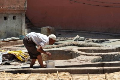 Marrakech - Mdina / Souk des tanneurs