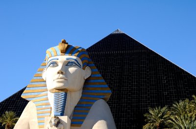 Luxor Sphynx And Pyramid