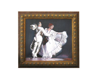 White twirl - Painting